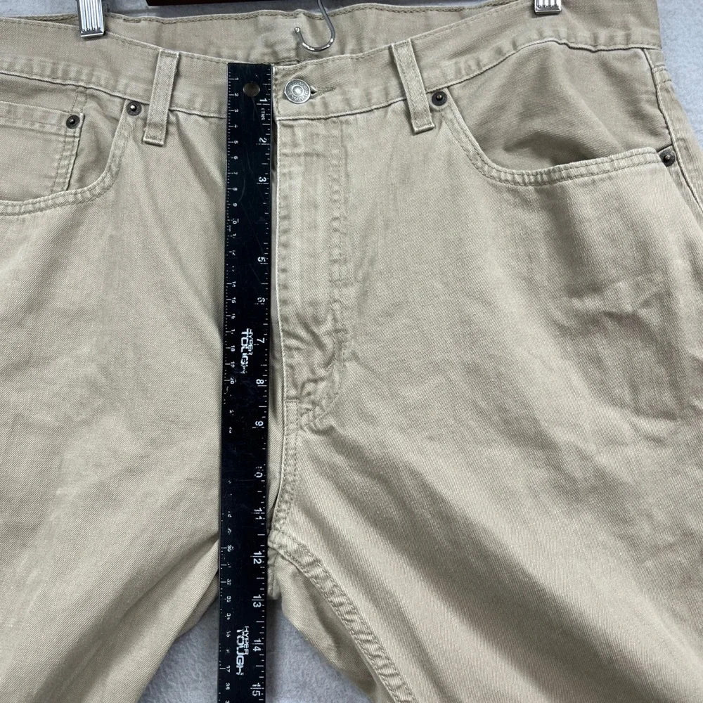 Levis 559 Relaxed Straight Pants Mens 38x30* Khaki Tan Twill Work Utility